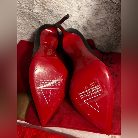 Christian Louboutin Hot Chick 100 Nappa | 38 (US7.5) 100mm pumps - Picture 4 of 9